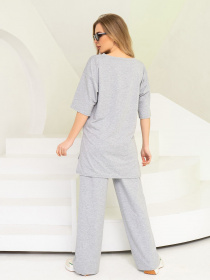 Повсякденний костюм ISSA Plus модель 13719_lightgray Фото