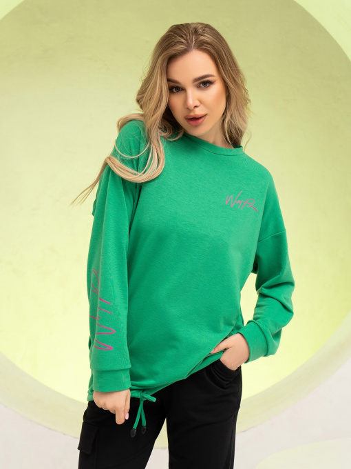 Світшот ISSA Plus модель 13732_green Фото