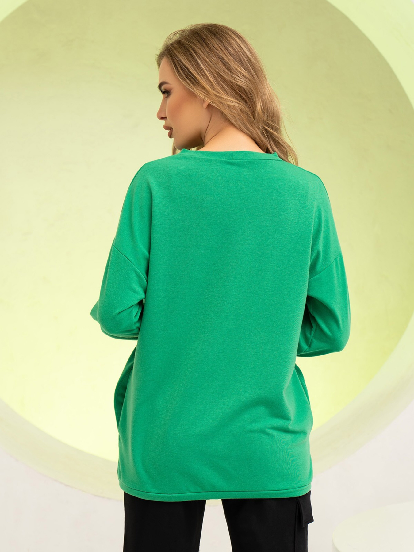 Свитшот ISSA Plus модель 13732_green Свитшот ISSA Plus модель 13732_green Фото