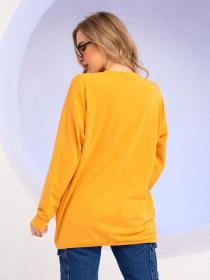 Свитшот ISSA Plus модель 13733_mustard Фото