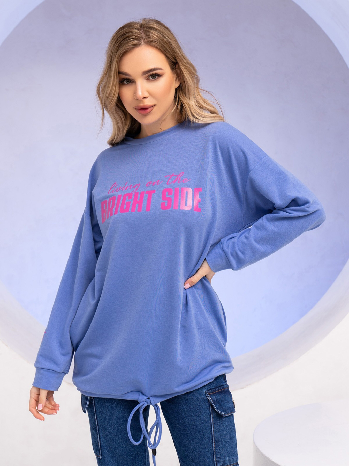 Свитшот ISSA Plus модель 13734_blue Фото