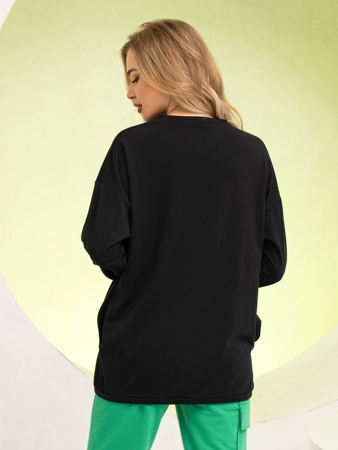 Свитшот ISSA Plus модель 13734_black Фото