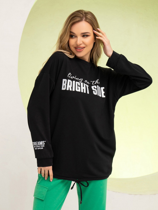 Світшот ISSA Plus модель 13734_black Фото