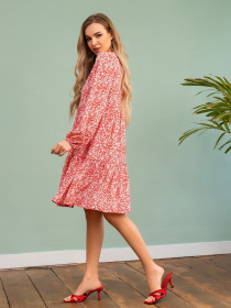 Платье мини ISSA Plus модель 13735_red Фото