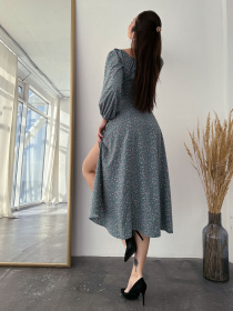 Платье миди ISSA Plus модель 13741_multicolor Фото