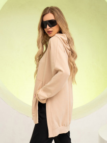 Худи ISSA Plus модель 13743_beige Худи ISSA Plus модель 13743_beige Фото