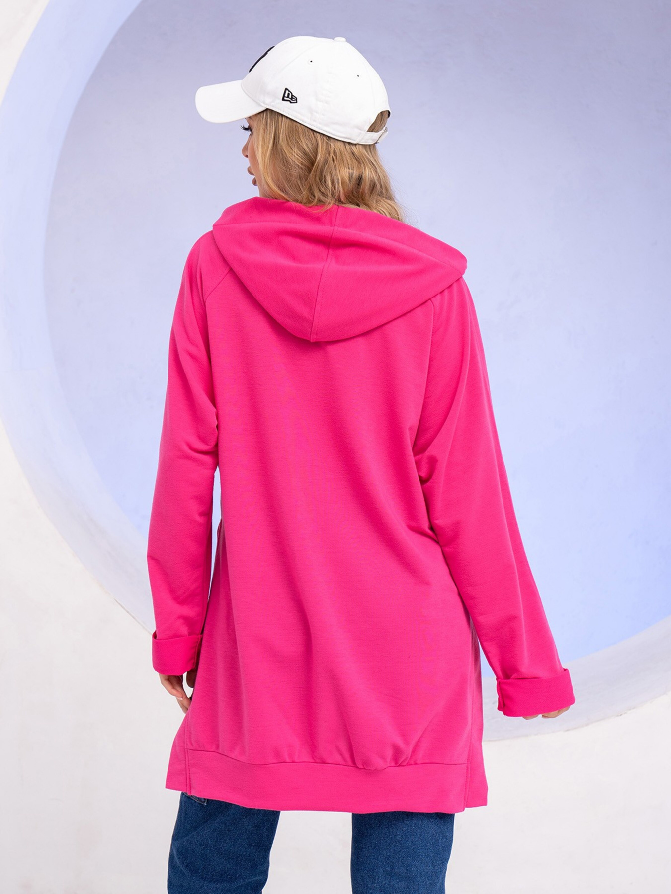 Худі ISSA Plus модель 13743_crimson Фото