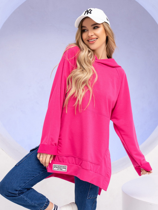 Худи ISSA Plus модель 13743_crimson Фото