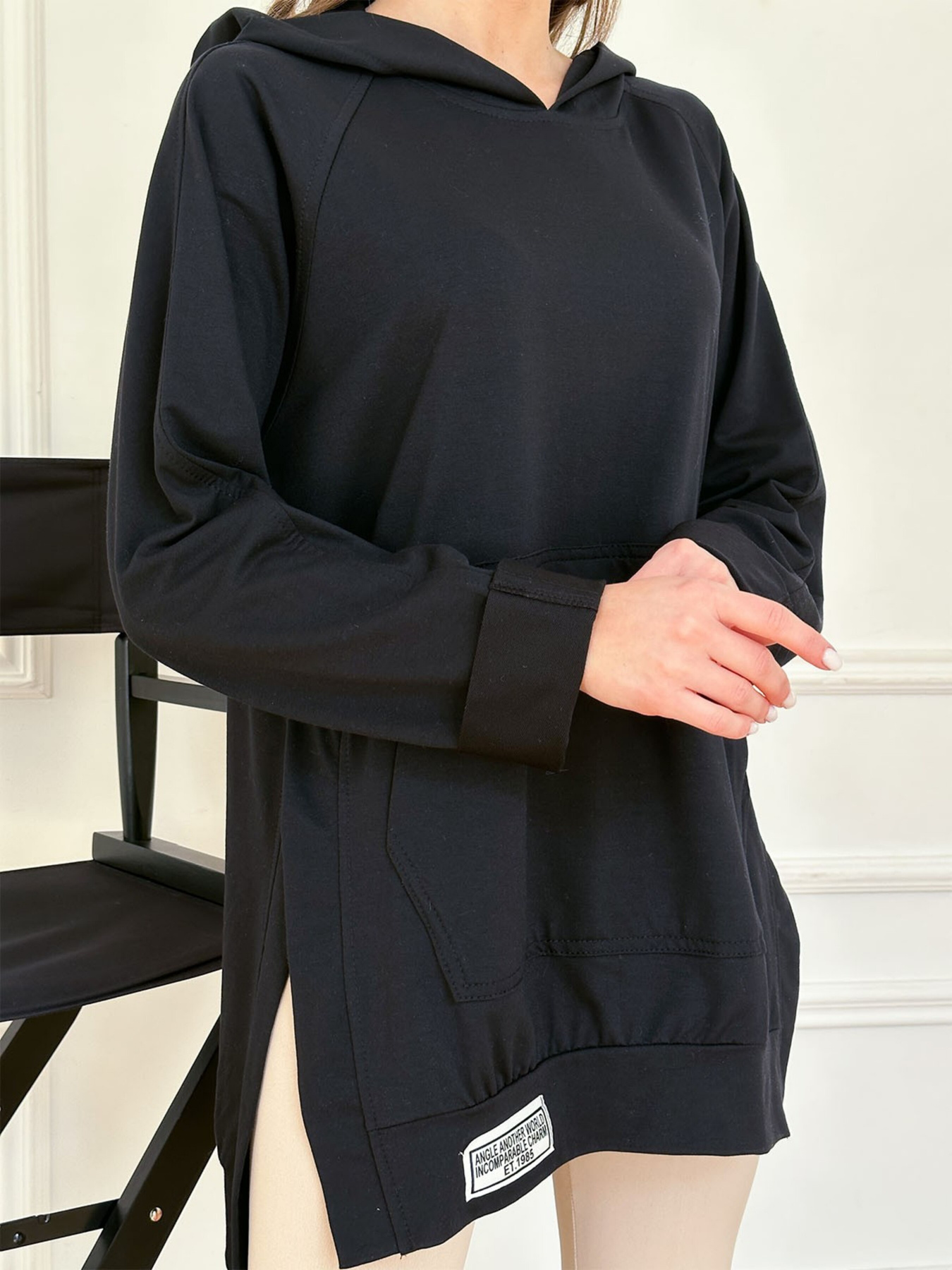 Худи ISSA Plus модель 13743_black Фото