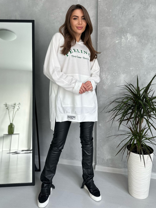 Худі ISSA Plus модель 13744_milky Фото