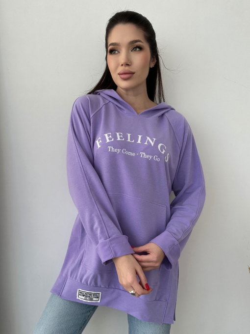 Худі ISSA Plus модель 13744_lilac Фото