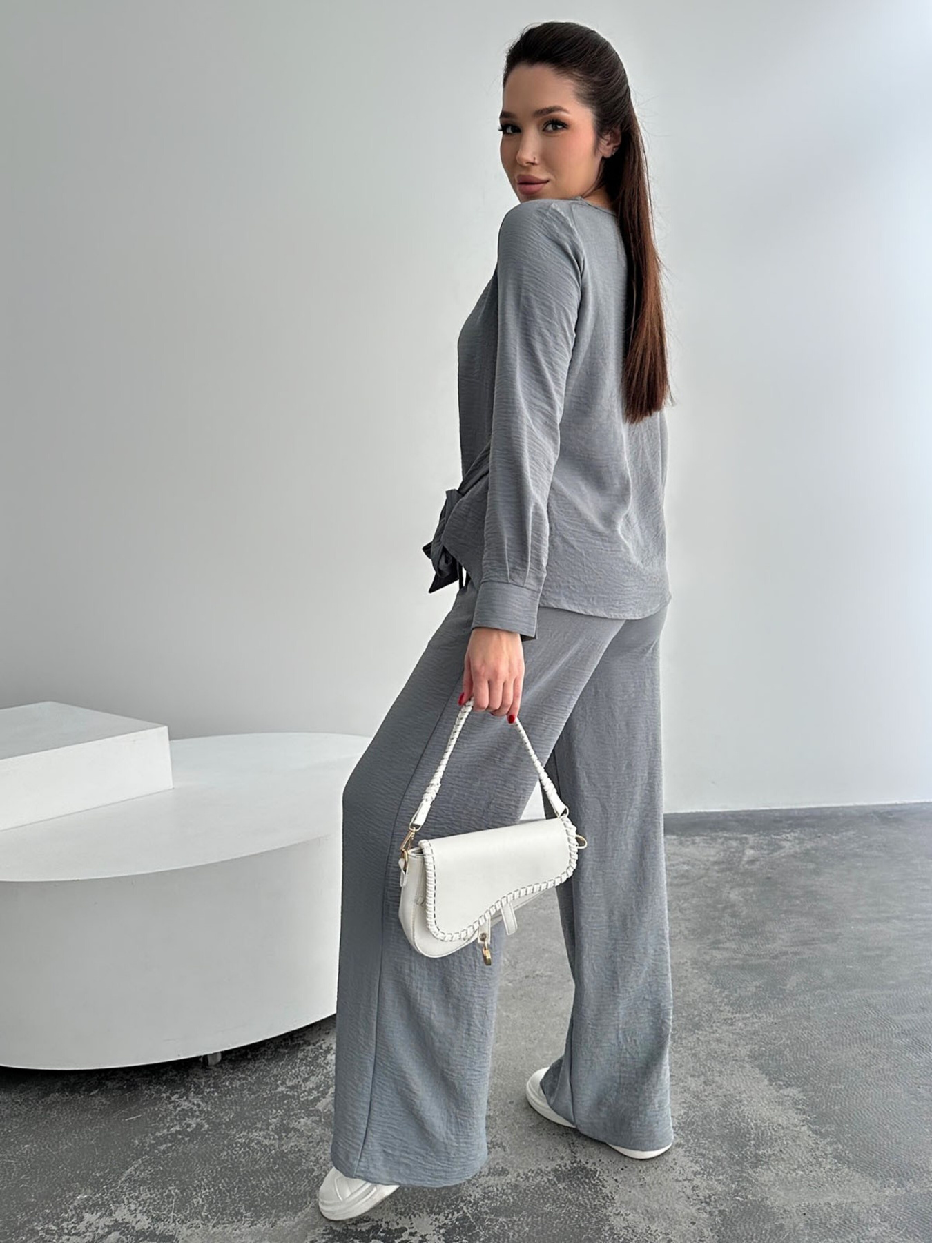 Костюм ISSA Plus модель 13746_grey Фото