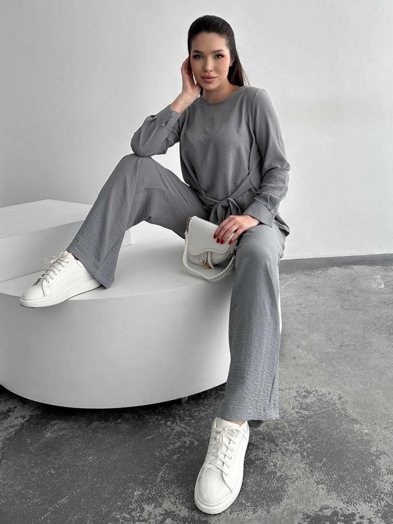 Костюм ISSA Plus модель 13746_grey Фото