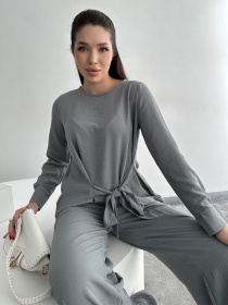 Повсякденний костюм ISSA Plus модель 13746_grey Фото