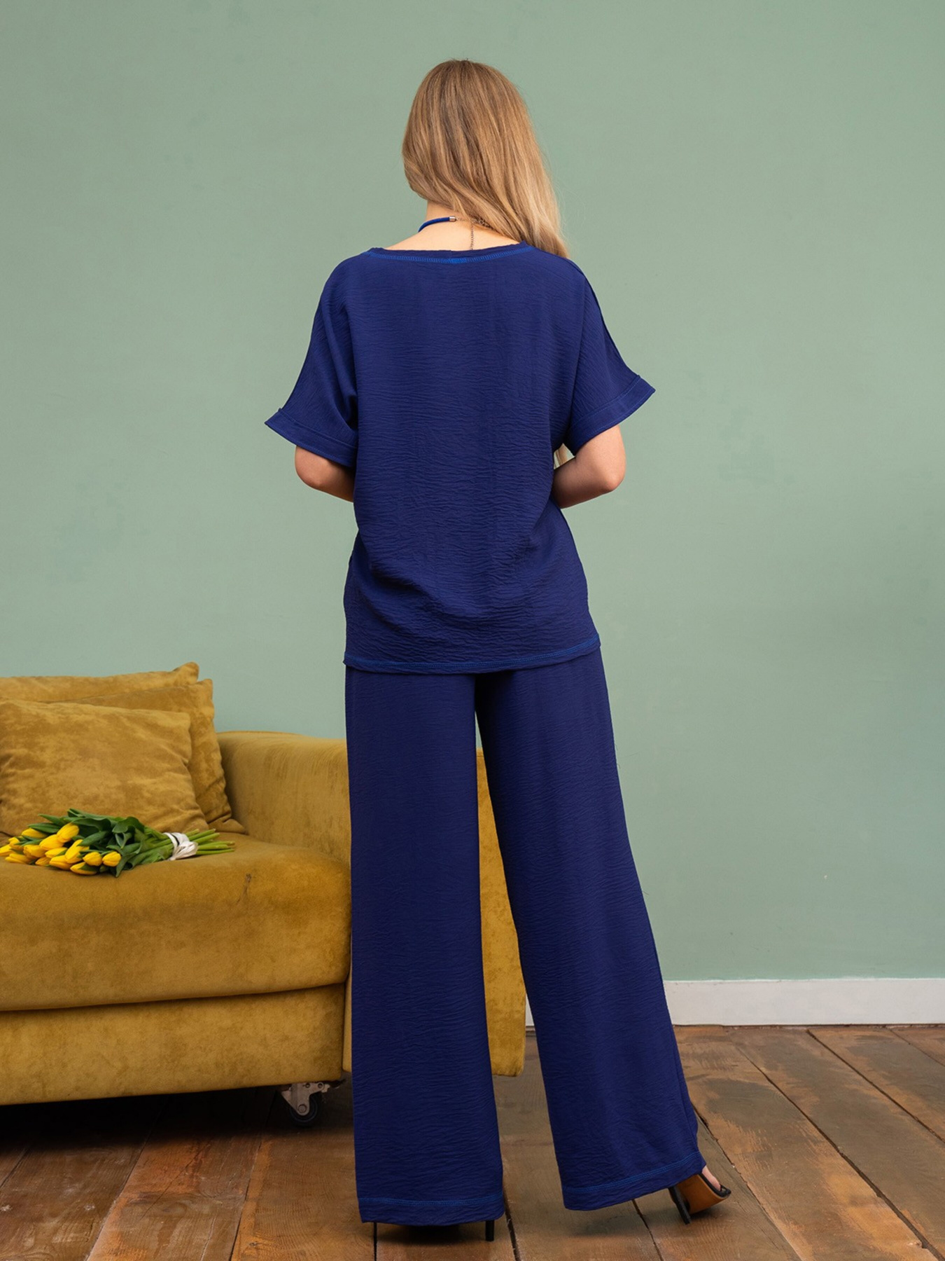 Костюм ISSA Plus модель 13747_blue Фото