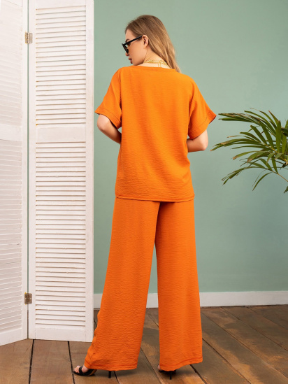 Костюм ISSA Plus модель 13747_terracotta — фото 3 - INTERTOP