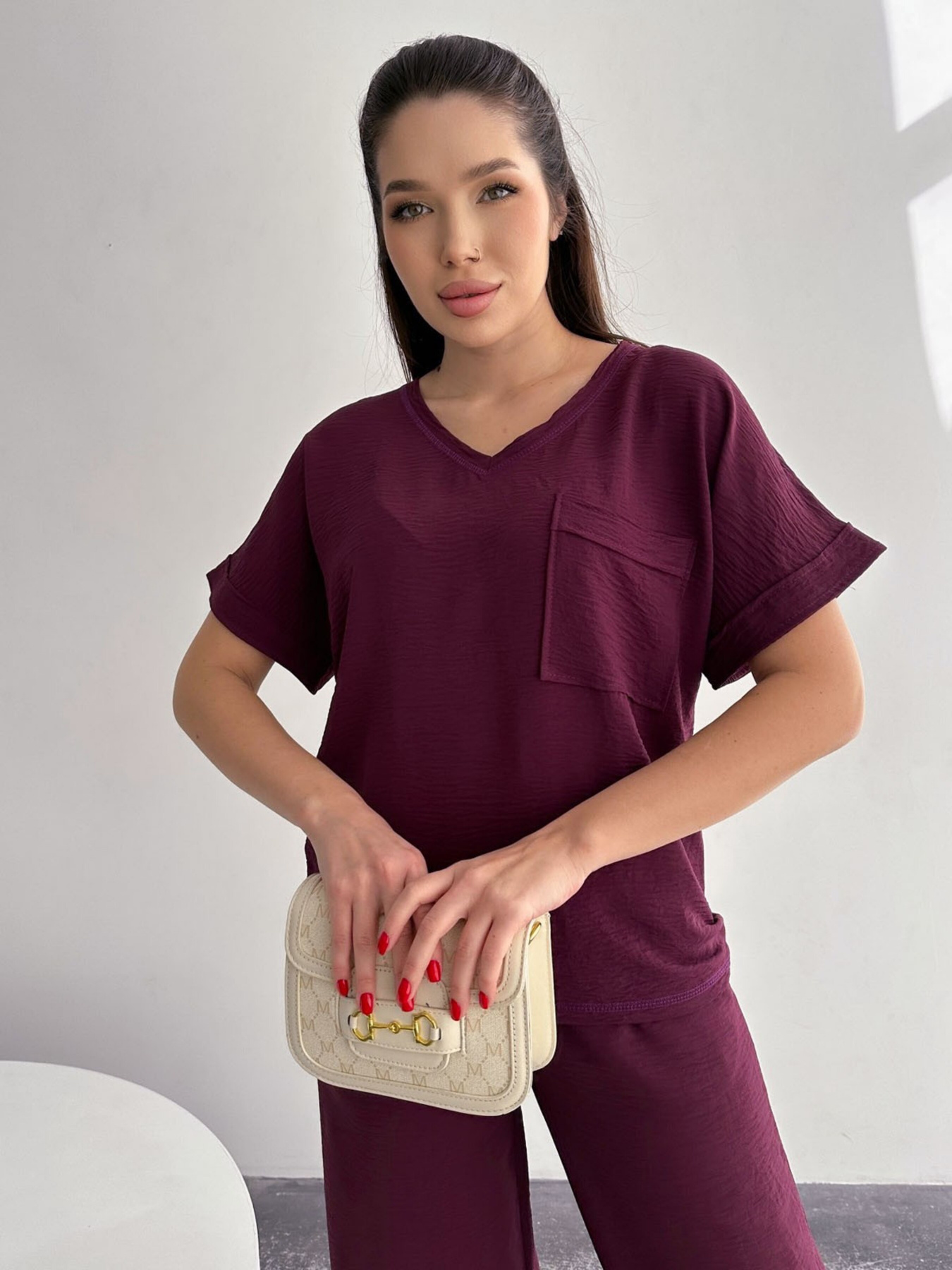 Костюм ISSA Plus модель 13747_purple Фото