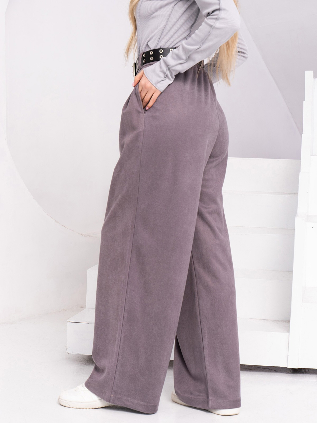 Палаццо ISSA Plus модель 13749_grey Фото