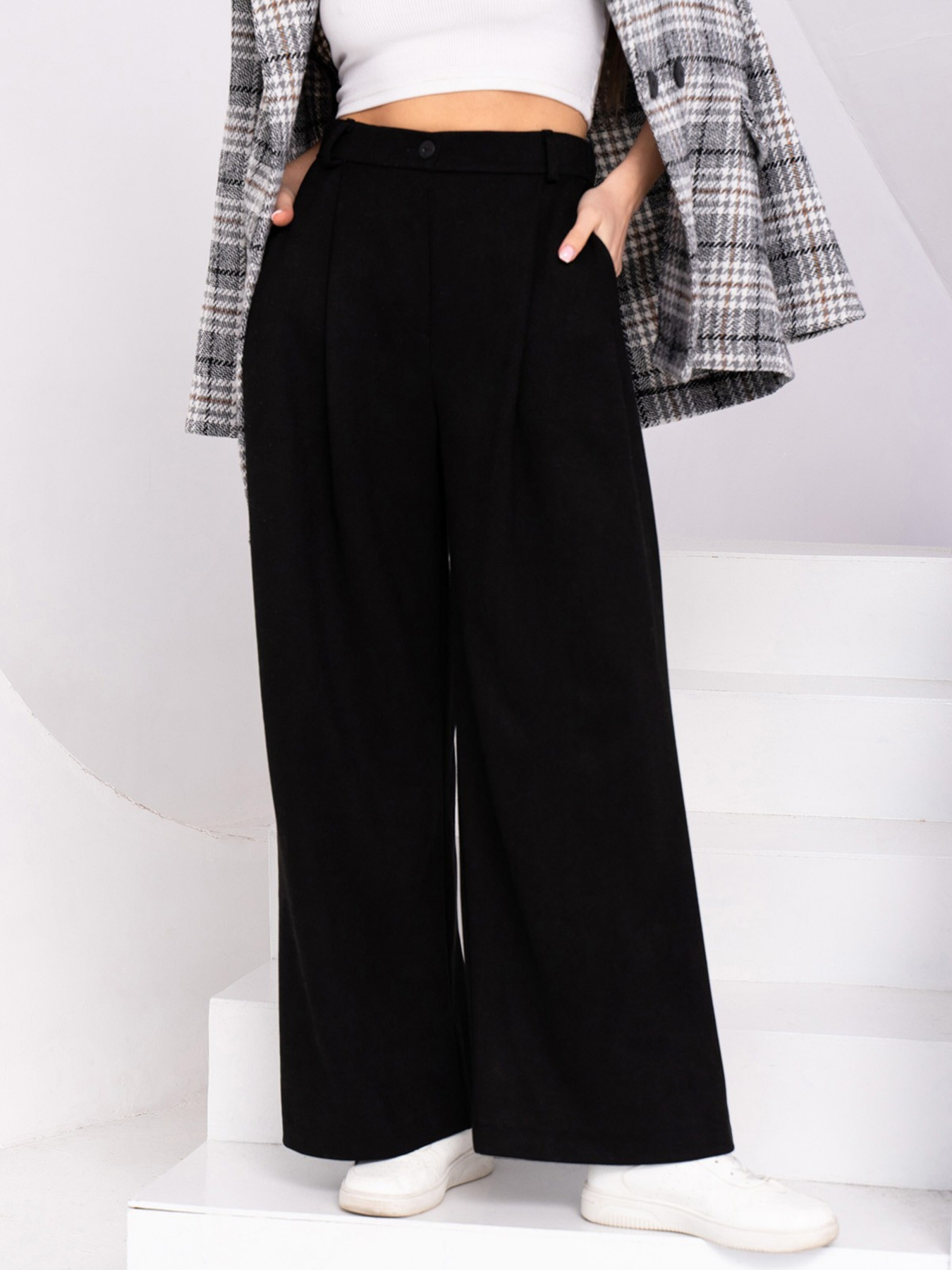 Палаццо ISSA Plus модель 13749_black Фото