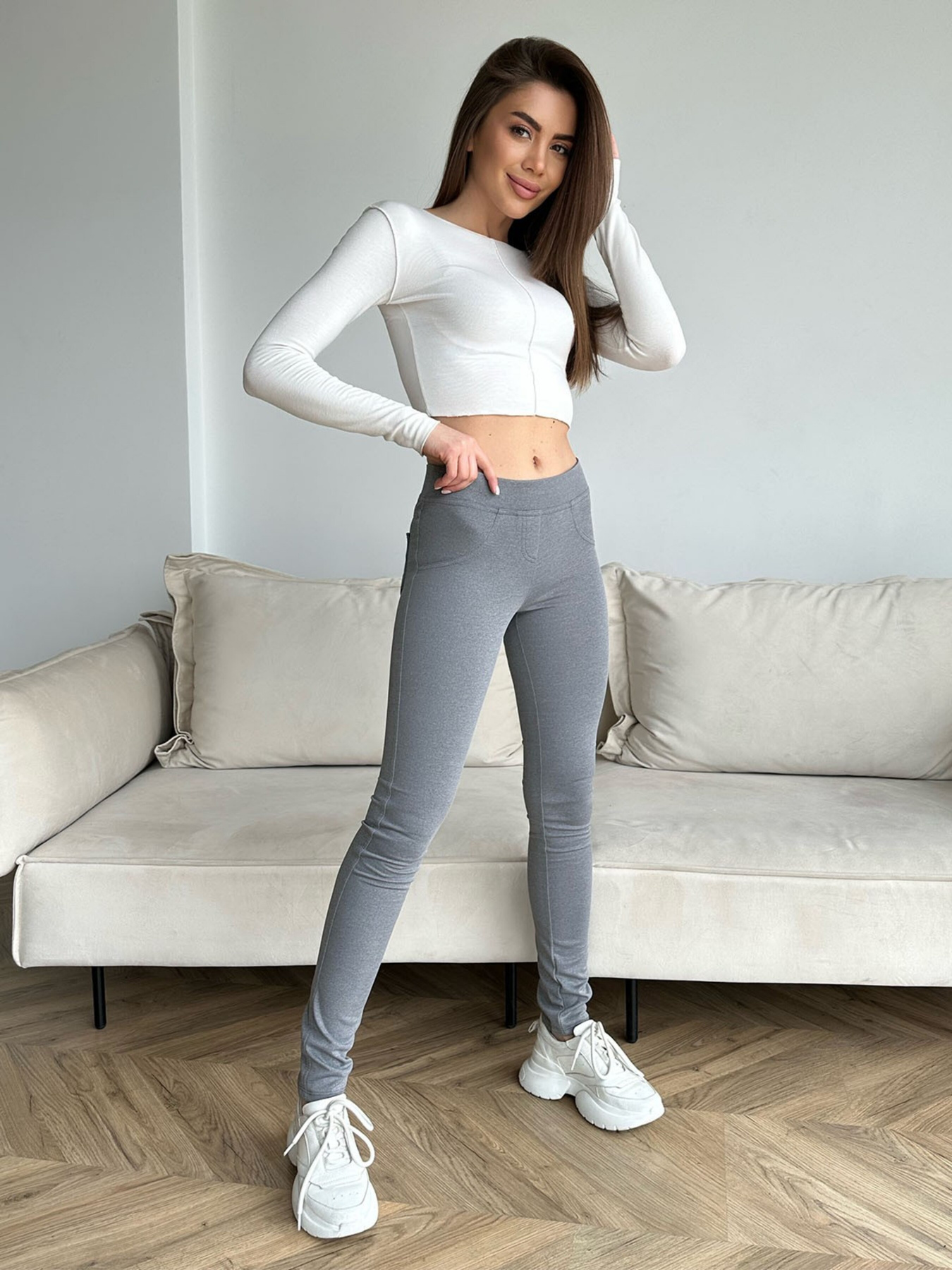 Легінси ISSA Plus модель 13750_grey Фото