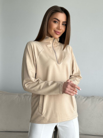 Спортивная кофта ISSA Plus модель 13751_beige Фото
