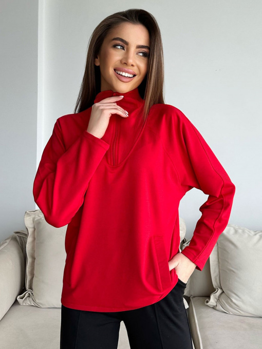 Спортивна кофта ISSA Plus модель 13751_red Фото