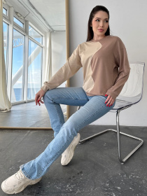 Свитшот ISSA Plus модель 13755_beige Фото