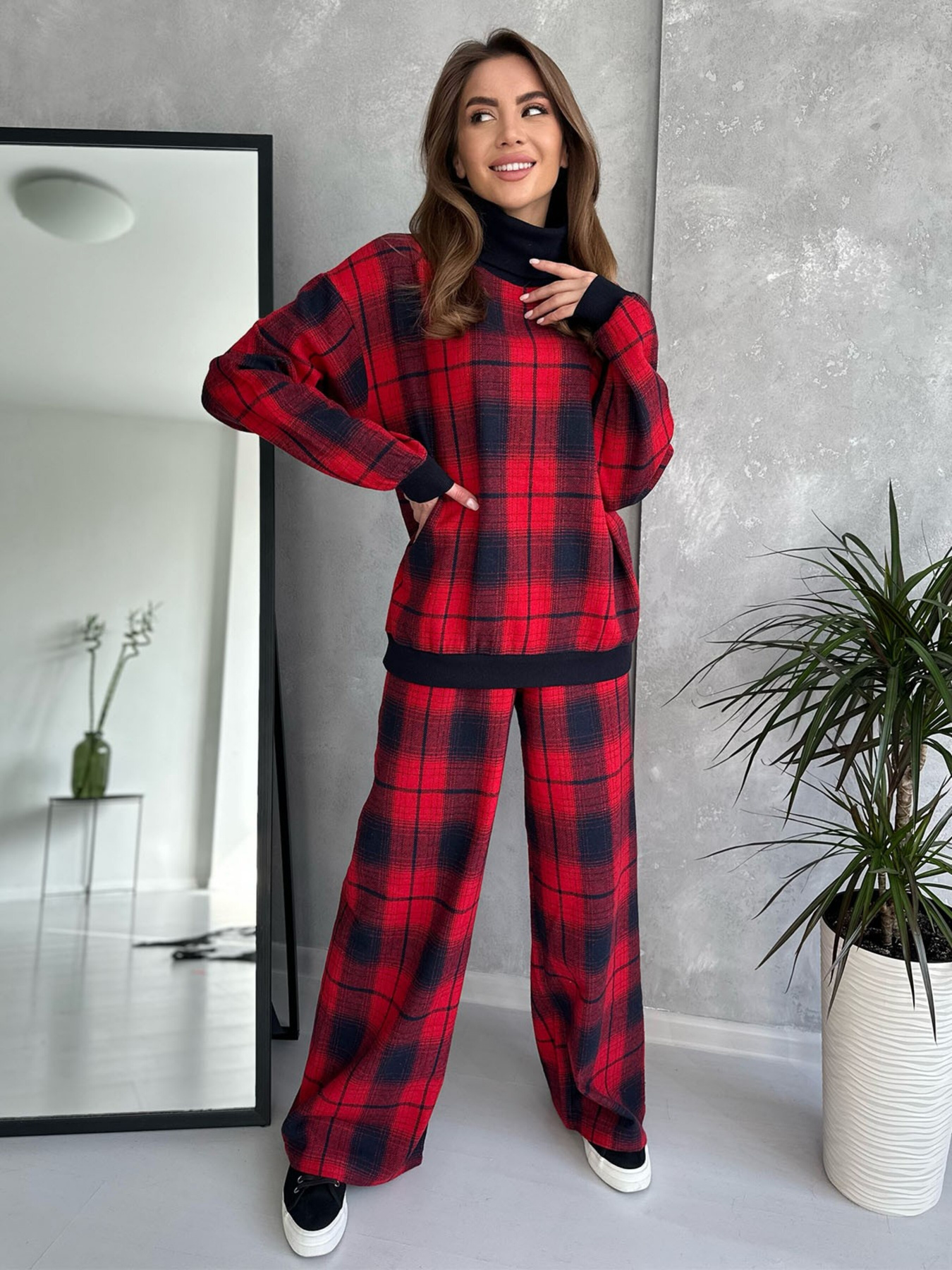 Костюм ISSA Plus модель 13756_red Фото