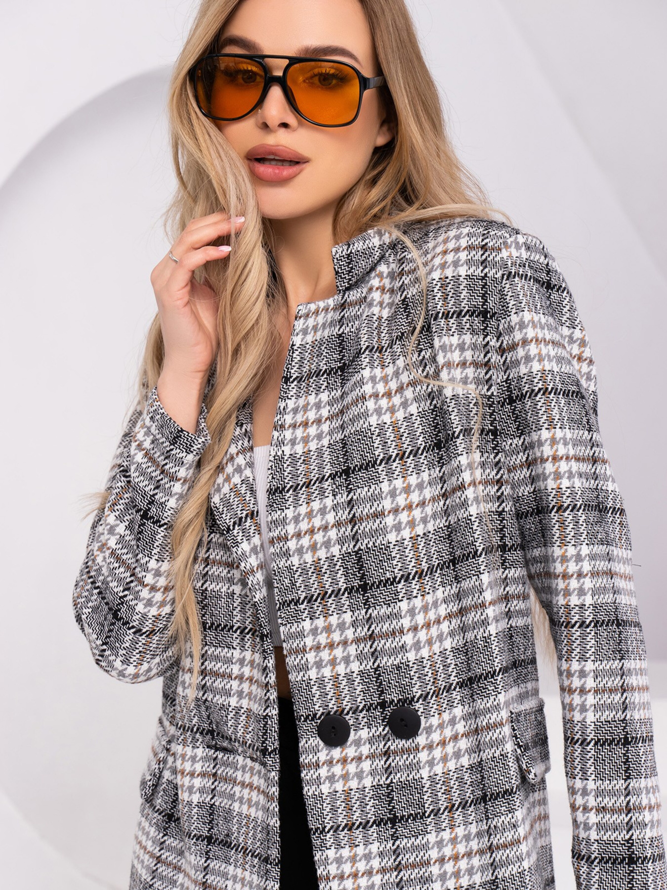 Пиджак ISSA Plus модель 13758_grey Фото