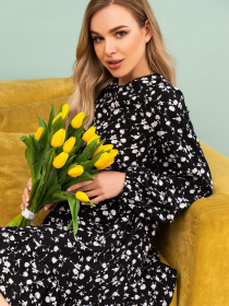 Сукня міні ISSA Plus модель 13761_black Фото