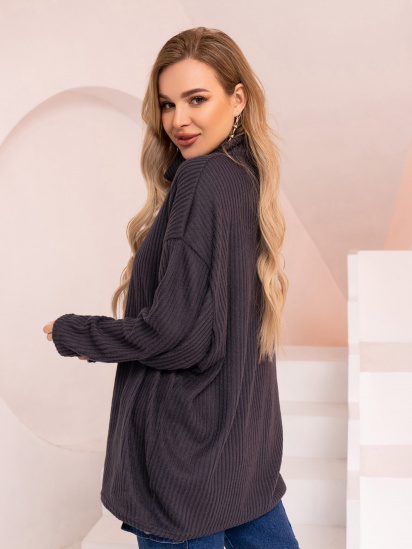 Светр ISSA Plus модель 13763_darkgray — фото - INTERTOP