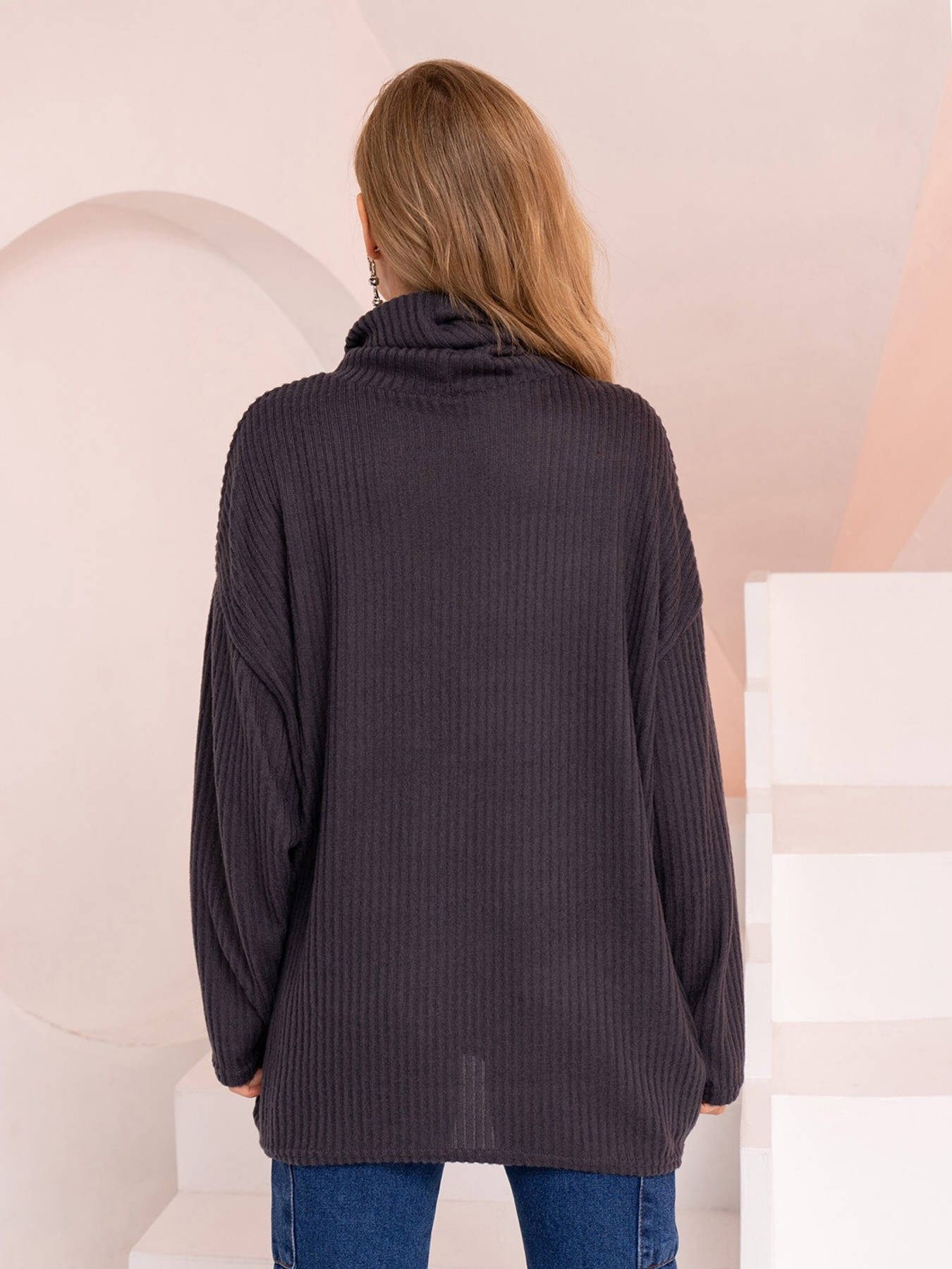 Свитер ISSA Plus модель 13763_darkgray Фото