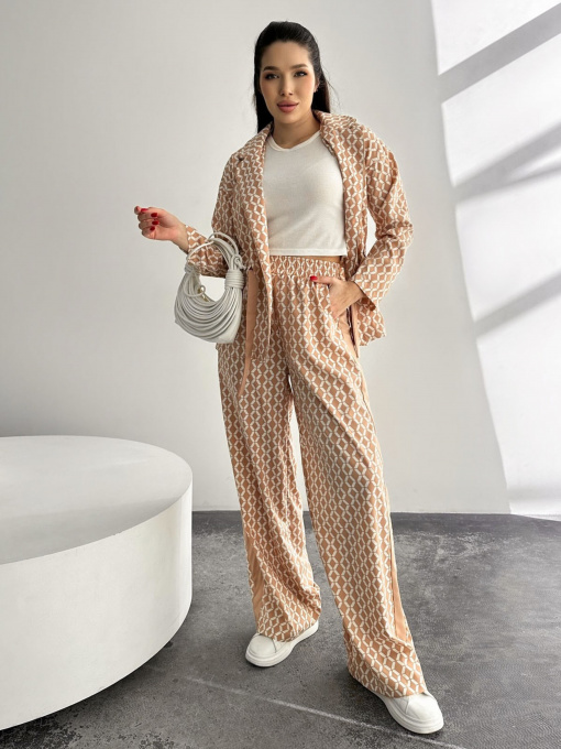 Костюм ISSA Plus модель 13765_beige Фото