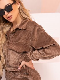 Сукня міні ISSA Plus модель 13766_brown Фото