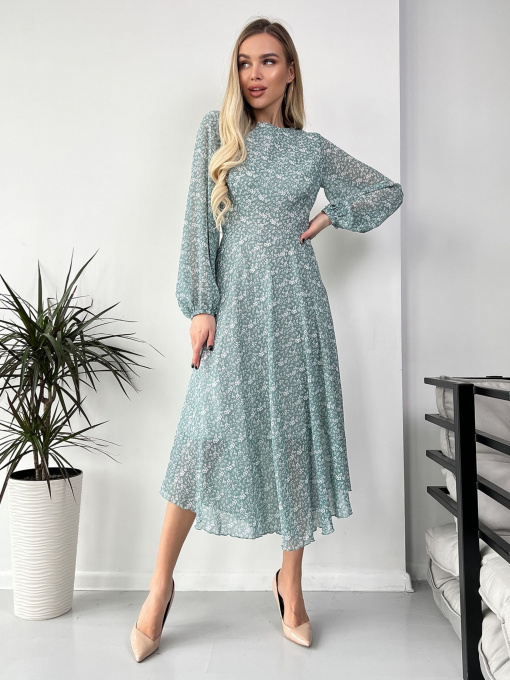 Сукня міді ISSA Plus модель 13770_mint Фото