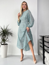 Сукня міді ISSA Plus модель 13770_mint Фото