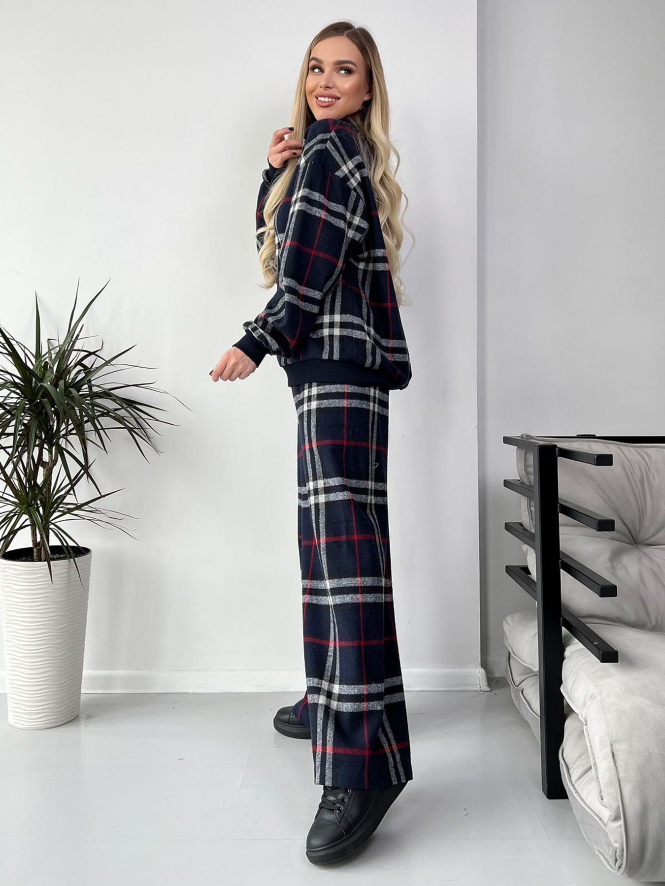 Повседневный костюм ISSA Plus модель 13771_blue Повседневный костюм ISSA Plus модель 13771_blue Фото