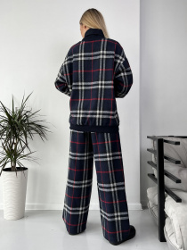 Повседневный костюм ISSA Plus модель 13771_blue Повседневный костюм ISSA Plus модель 13771_blue Фото