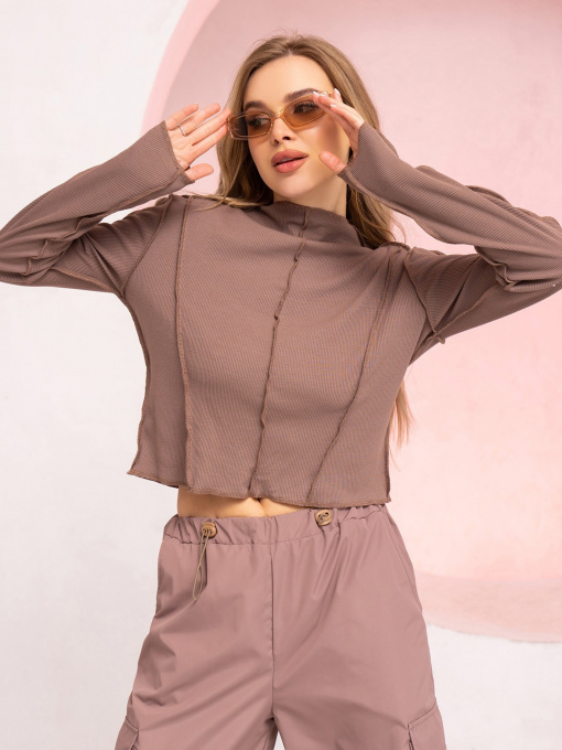 Водолазка ISSA Plus модель SA-447_brown Фото