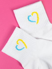 Носки ISSA Plus модель NS-256_white Носки ISSA Plus модель NS-256_white Фото