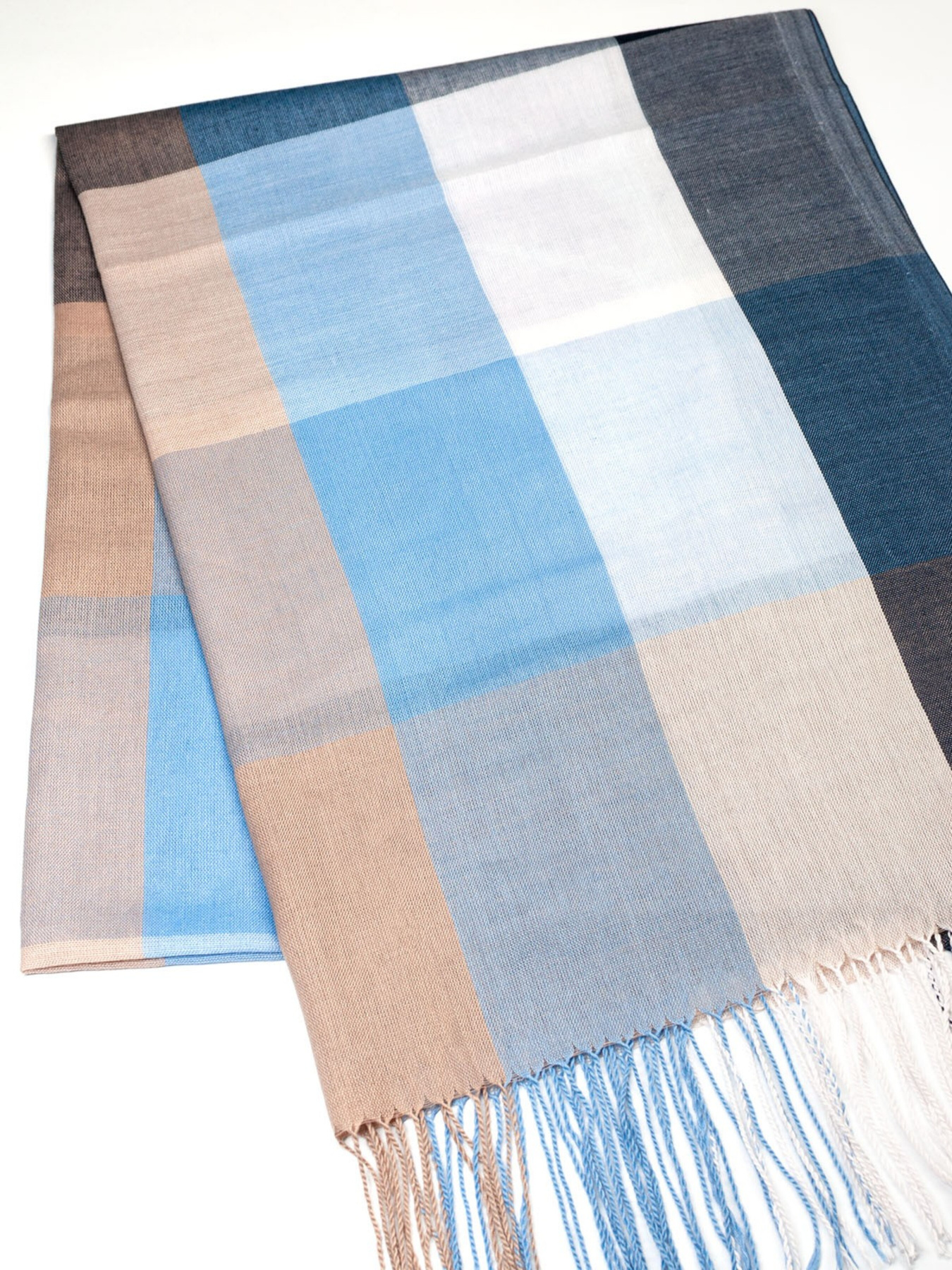 Шарф ISSA Plus модель SH-31_blue Фото