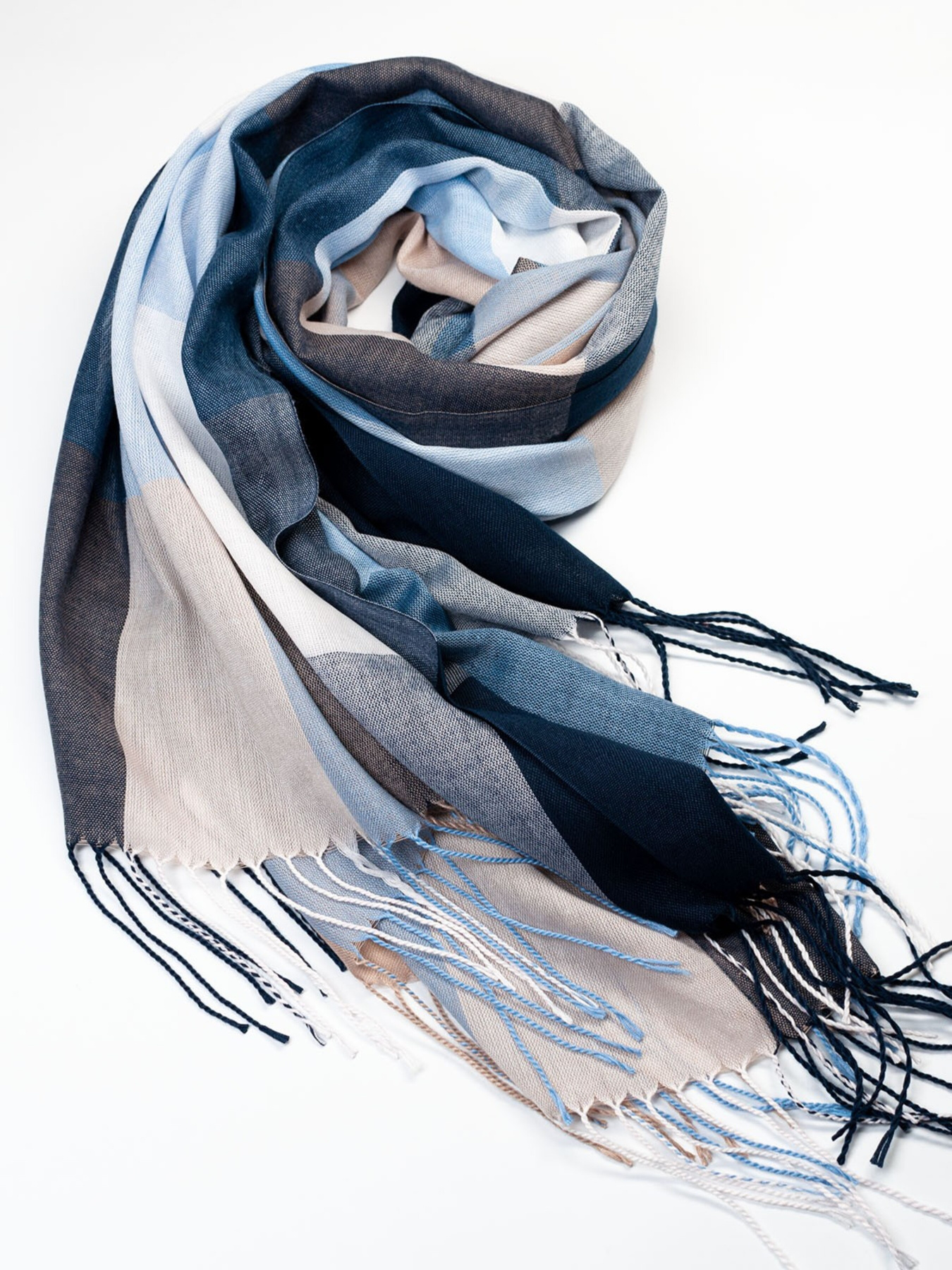 Шарф ISSA Plus модель SH-31_blue Фото