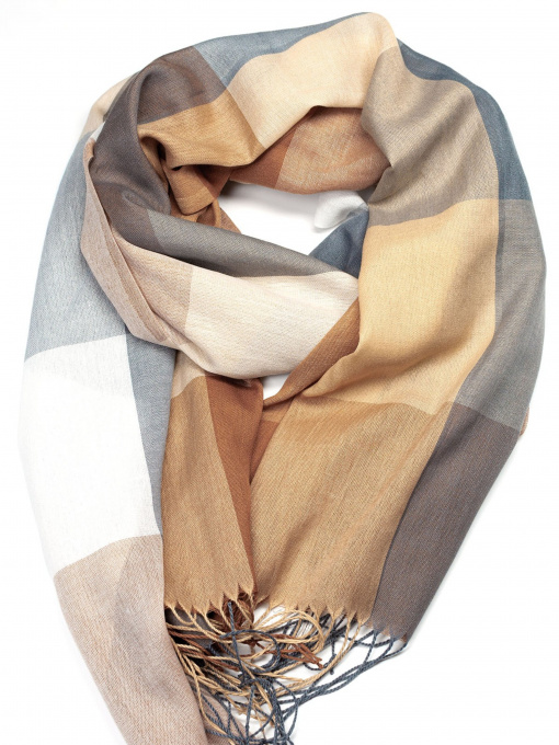 Шарф ISSA Plus модель SH-32_brown Фото