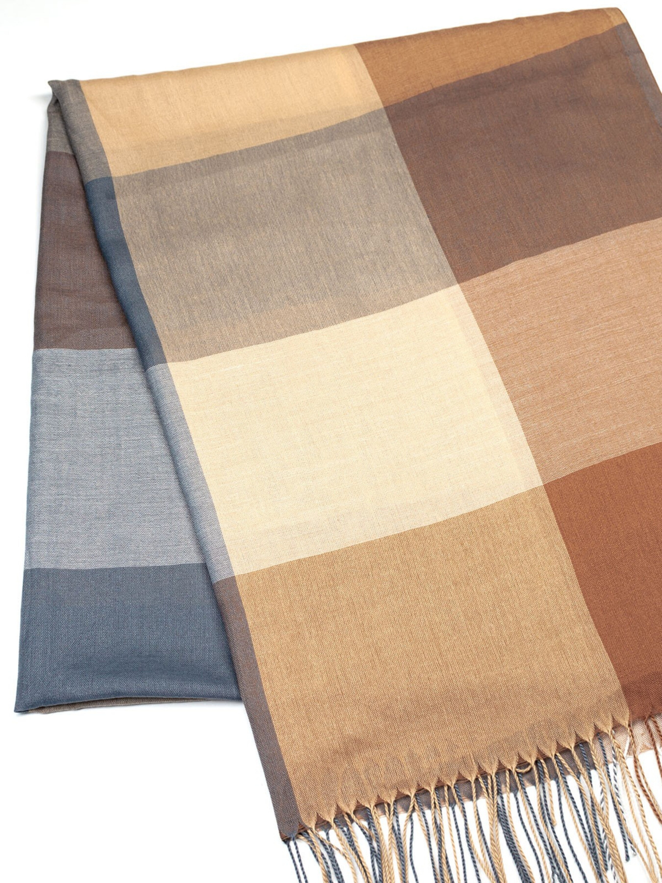 Шарф ISSA Plus модель SH-32_brown Фото