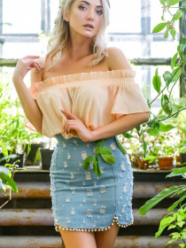 Юбка мини CARICA модель UB322111 Фото