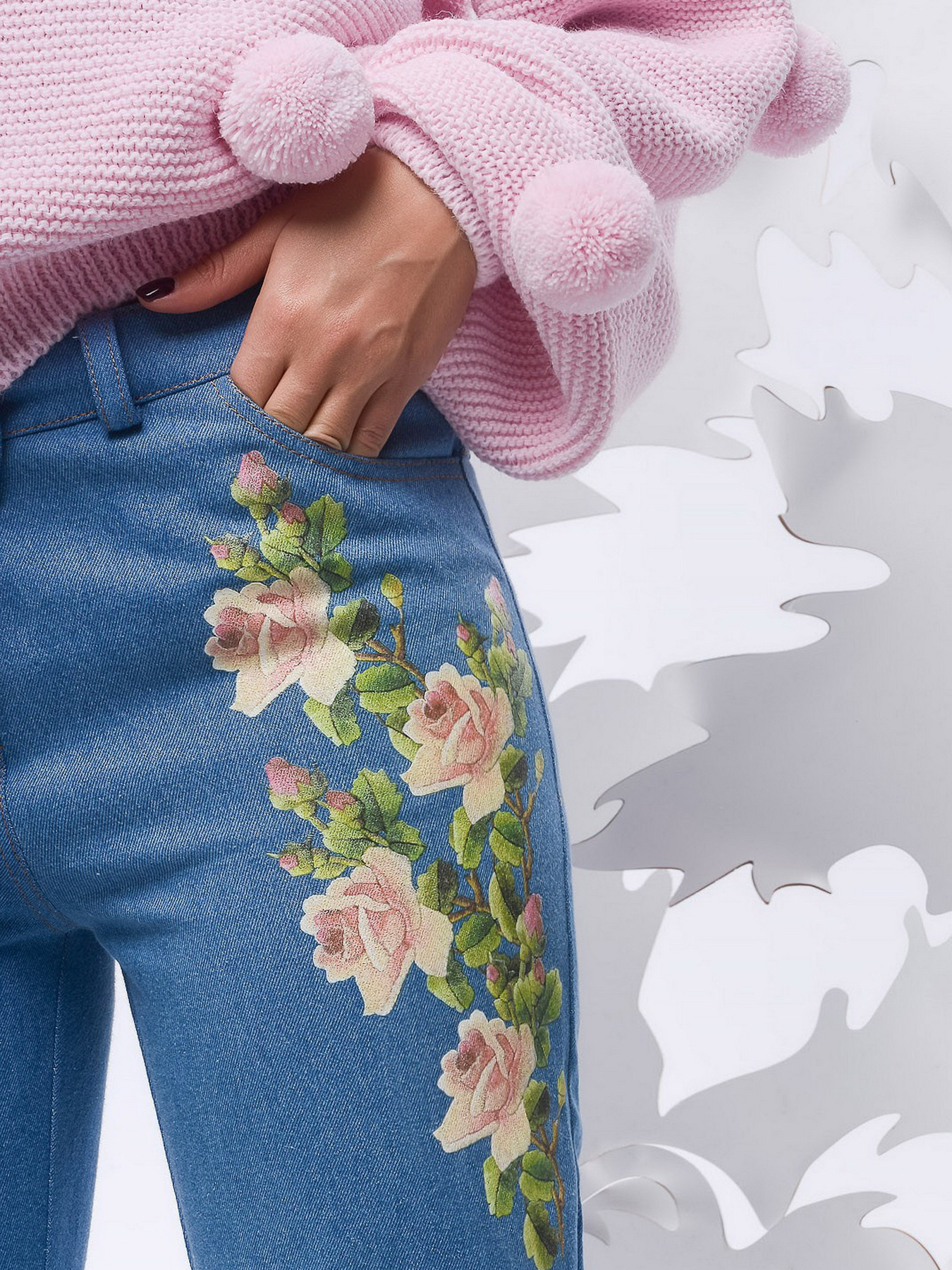 Скинни джинсы CARICA модель BR408711 Фото