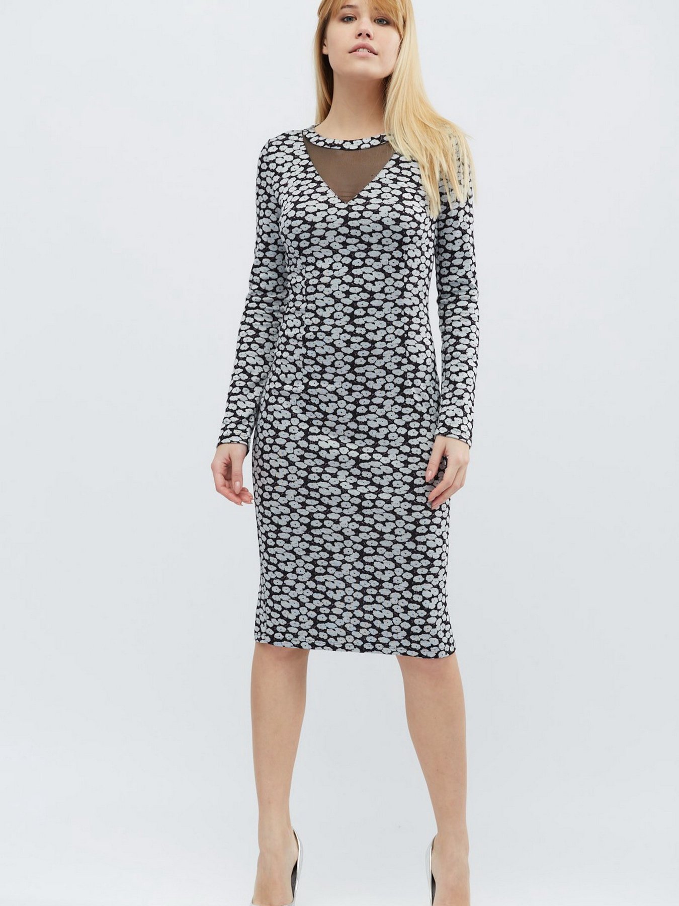 Платье миди CARICA модель KP58168 Фото