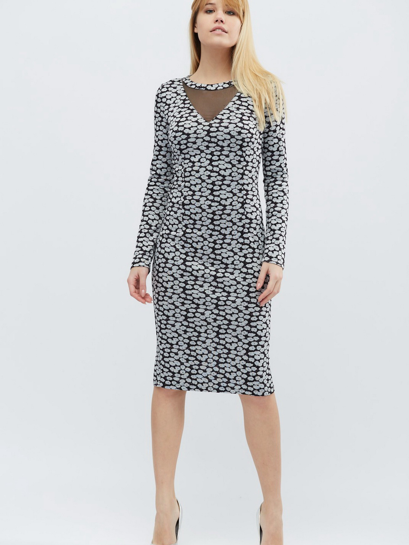 Сукня міді CARICA модель KP58168 Фото