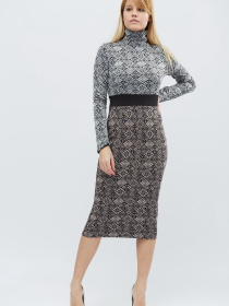 Платье миди CARICA модель KP59144 Платье миди CARICA модель KP59144 Фото