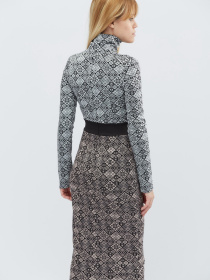 Платье миди CARICA модель KP59144 Платье миди CARICA модель KP59144 Фото